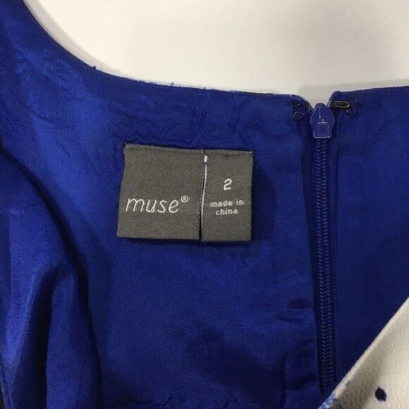 MUSE ABSTRACT BRUSH STROKES SHEATH SLEEVELESS MULTICOLOR MINI DRESS 2 ARTSY - Picture 8 of 11